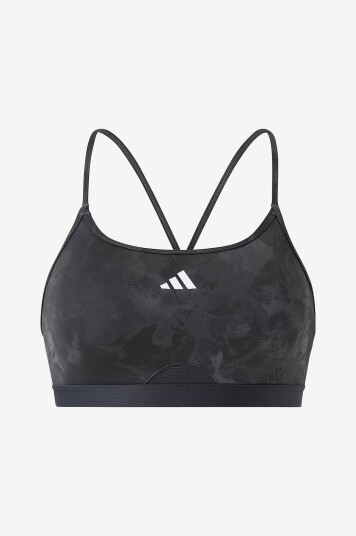 adidas Sport Performance - Sports-BH Aer LS Aop Bra - Grå