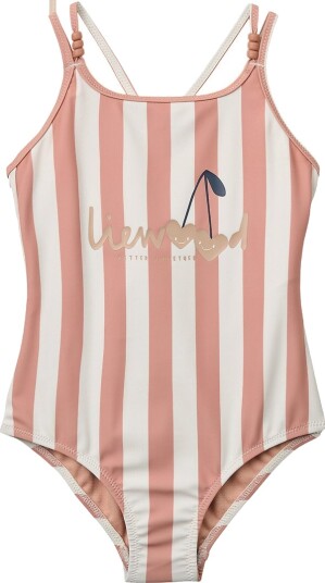 Liewood Suna Stripe Swimsuit Pink 104