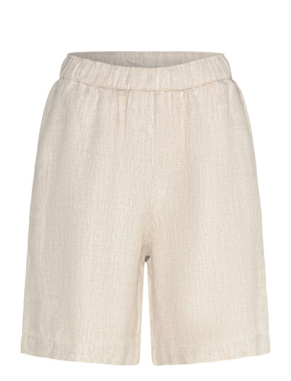 MOS MOSH Mmemmie Linen Bermuda Shorts - Beige - XL