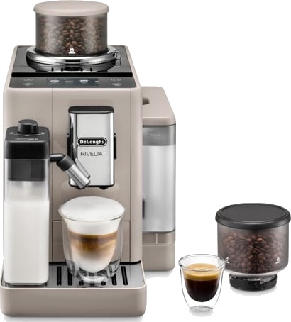 De'Longhi Rivelia EXAM440.55.BG Helautomatisk Espressomaskin Beige 19 Bar De'Longhi Rivelia EXAM440.55.BG Helautomatisk Espressomaskin Beige 19 Bar