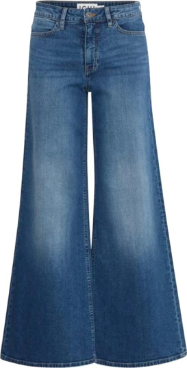 ICHI Jeans ihTwiggy Wide Blå