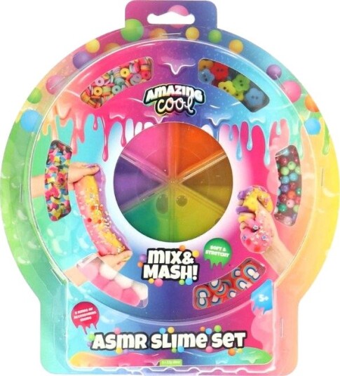 Asmr Slime-Sett Med Tilbehør I Ulike Farger