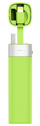 Mipow Power Tube 3000L 3000 mAh Grønn Mipow Power Tube 3000L 3000 mAh Grønn