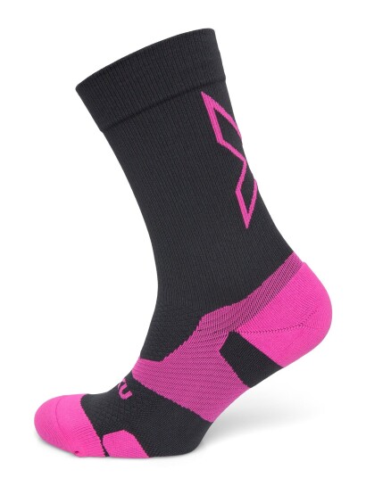 2XU Vectr Light Cushion Crew Socks Black XL 2XU Vectr Light Cushion Crew Socks Black XL