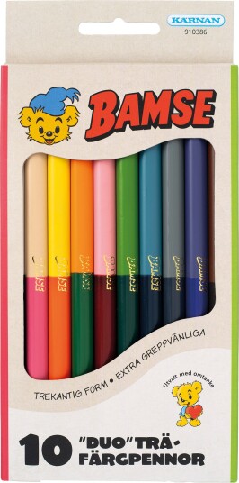 Kärnan Bamse 2-i-1 Fargeblyanter Kärnan Bamse 2-i-1 Fargeblyanter