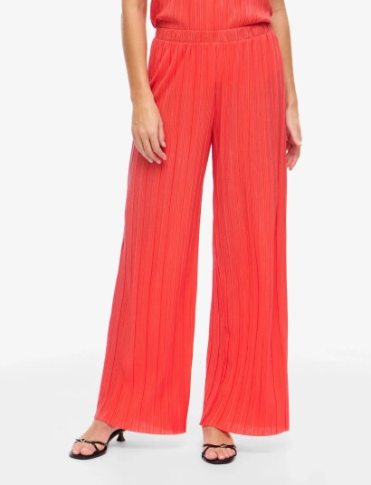 Vila Viplisa Hw Loose Pants Noos Red XL Vila Viplisa Hw Loose Pants Noos Red XL