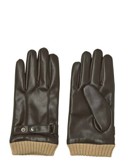 Jack & Jones Jacalaska Gloves - Brown - ONE SIZE