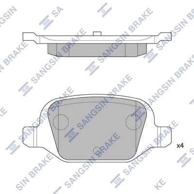 Hi Q SP1823 Bremseklosser