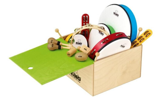 Nino Percussion Ninoset012-Wb Perk.Sett 12 Stk. Ink. Trekasse