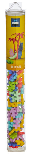 Byggesett Plus-Plus tropisk 100stk tube