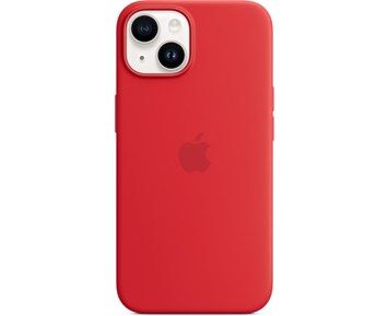 Apple iPhone 14 Silicone Case with MagSafe - (PRODUCT)RED