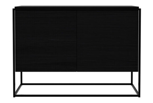 Ethnicraft Monolit sidebord Sort eik 2 d?rer-Metall