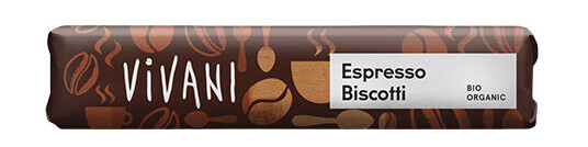Vivani Espresso Biscotti Bar 40g