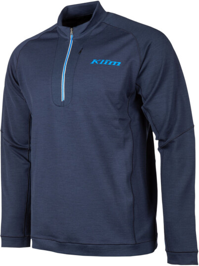 Klim Teton Merino 1/4 Zip Funksjonell skjorte S Blå Klim Teton Merino 1/4 Zip Funksjonell skjorte S Blå