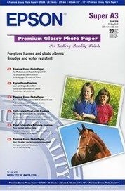 Epson A3+ premium glossy photo paper
