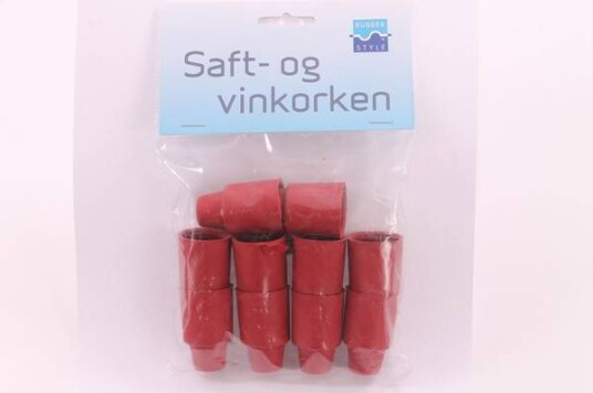 Flaskekork I Gummi - Saft Og Vinkork 10 Stk I Pakke Flaskekork I Gummi - Saft Og Vinkork 10 Stk I Pakke