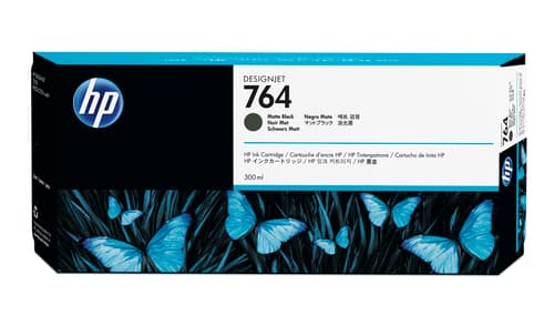HP Blekk Matt Svart 300ml - Dj T3500