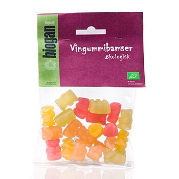 Biogan Gummibamser Gelantinfri Ø 75g Biogan Gummibamser Gelantinfri Ø 75g