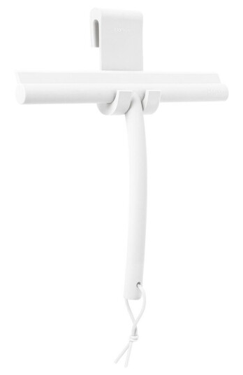 blomus Vipo dusjskrape med knagg Hvit blomus Vipo dusjskrape med knagg Hvit