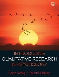 Willig Carla Introducing Qualitative Research in Psychology 4e