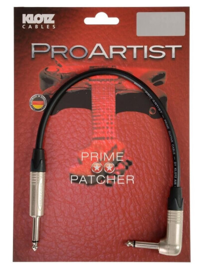 Klotz Pron030pr Pro Artist Ubalansert Gitarkabel M Vinkel Jack 3m Klotz Pron030pr Pro Artist Ubalansert Gitarkabel M Vinkel Jack 3m