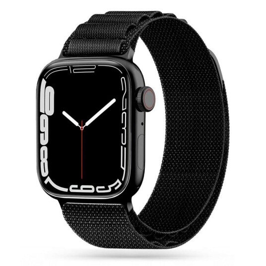 Tech-Protect Apple Watch (42/44/SE/45/49MM) Tech-Protect Nylon Pro Rem - Svart