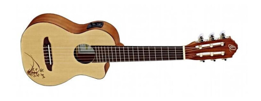 Ortega Guitars Ortega Rgl5ce Guitarlele Med Mik Cutaway