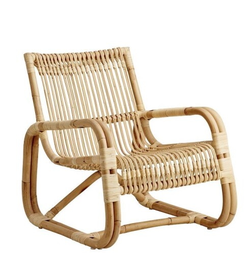 Cane-line - Curve Loungestol - Natur Cane-line - Curve Loungestol - Natur
