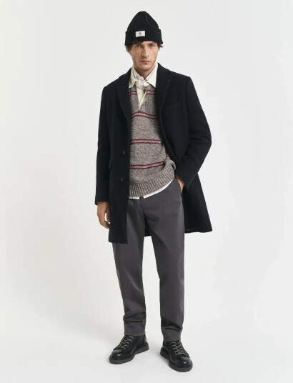 GANT Regular Twill Chinos - Grey - 29 x 32