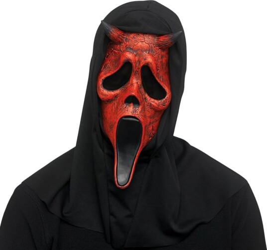 Butterick's Ab Scream™ Ghost Face Aged Djevelmaske One size 205735