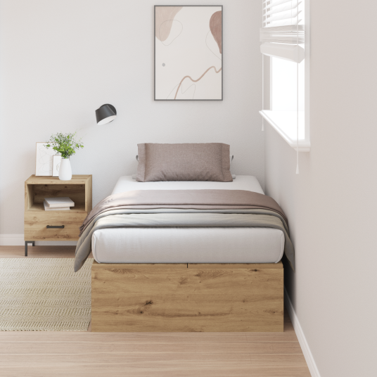 Lagringseng Ramme Artisan Eik 100x200 cm 3335356