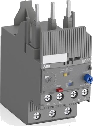 Abb Elektronisk termisk relé EF45-45, område 16-45A Abb Elektronisk termisk relé EF45-45, område 16-45A