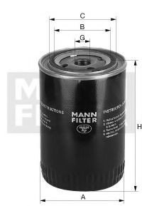 Oljefilter MANN FILTER W 1135 Oljefilter MANN FILTER W 1135