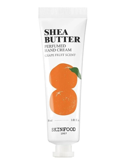 Skinfood Shea Butter Hand Cream Grape Fruit Nude 30 ML
