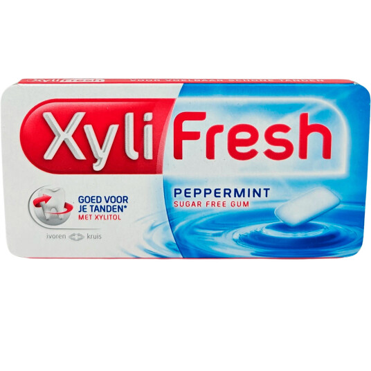 Xylitol tyggegummi XYLIFRESH Peppermint 12 pcs. Xylitol tyggegummi XYLIFRESH Peppermint 12 pcs.