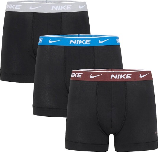 NIKE Underwear Trunk 3Pk   OPEN BLACK   L