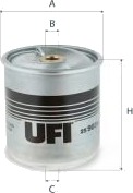 UFI 25.903.00 Oljefilter UFI 25.903.00 Oljefilter