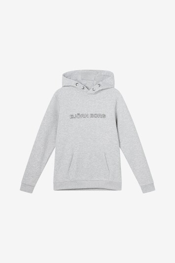 Björn Borg Hettegenser Borg Essential 3 Hoodie Grå