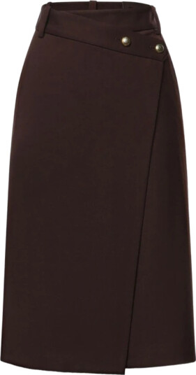 Pinko Dame Skjørt Brun XS,