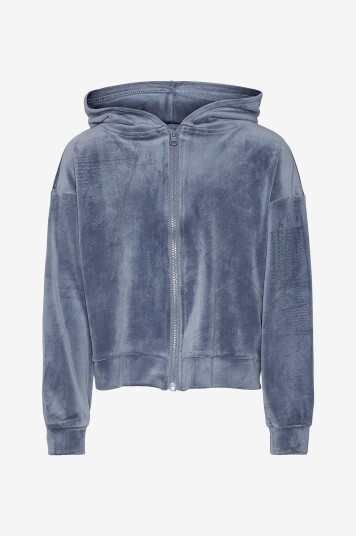 Vero Moda Girl Hettegenser vmAthena LS Zip Hoodie Jrs Girl Grå Vero Moda Girl Hettegenser vmAthena LS Zip Hoodie Jrs Girl Grå