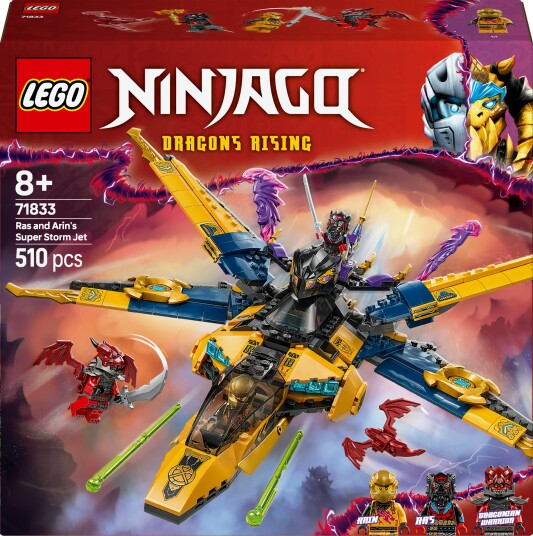 LEGO Ninjago 71833 Ras og Arins superraske stormjager