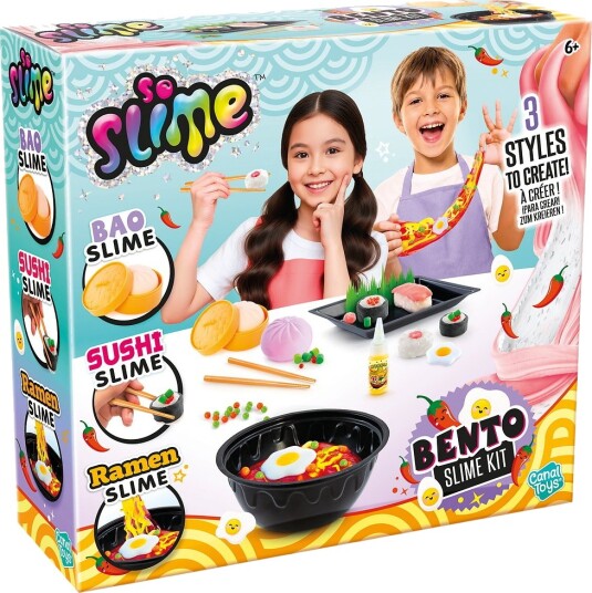 So Slime Slim Bento Slime Sett So Slime OneSize Slim Grønn Gul Hvit Oransje Rosa Rød Svart