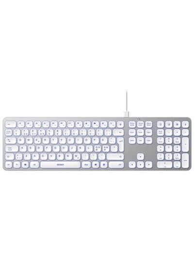 Deltaco TB-904 Aluminium Tastatur QWERTY Nordisk Bakgrunnsbelyst USB Type-C Sølv Deltaco TB-904 Aluminium Tastatur QWERTY Nordisk Bakgrunnsbelyst USB Type-C Sølv