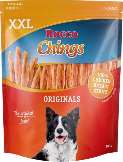 Rocco Chings Xxl Pack Kyllingbryst I Strimler 900 G