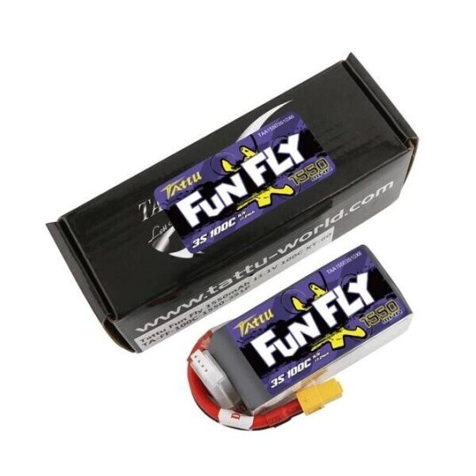 Tattu Funfly LiPo Batteri 1550mAh 11.1V 100C Tattu Funfly LiPo Batteri 1550mAh 11.1V 100C
