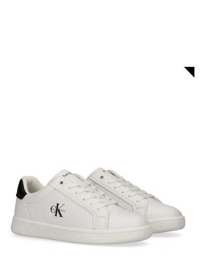 Calvin Klein Calvin Klein Low Cut Lace Up Sneaker White 34