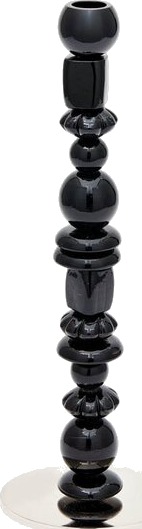 Pols Potten Beads lysestake 34 cm svart