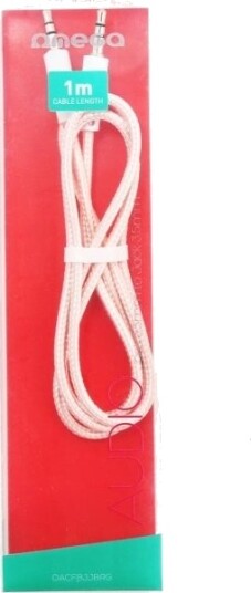 Platinet Jack 3,5 Mm - Jack 3,5 Mm Kabel 1 M Rosa (Oacfbjjbrg)