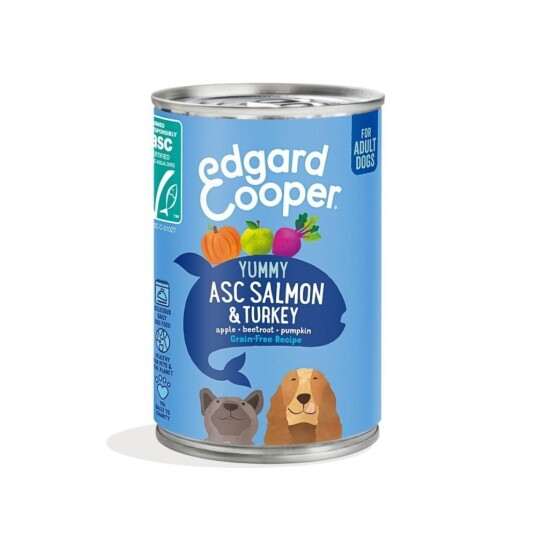 Edgard & Cooper Dog Laks & Kalkun 400 G
