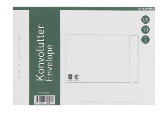 Kuverter C5p 80G Peel & Seal 162X229mm 10Stk/Pak Kuverter C5p 80G Peel & Seal 162X229mm 10Stk/Pak